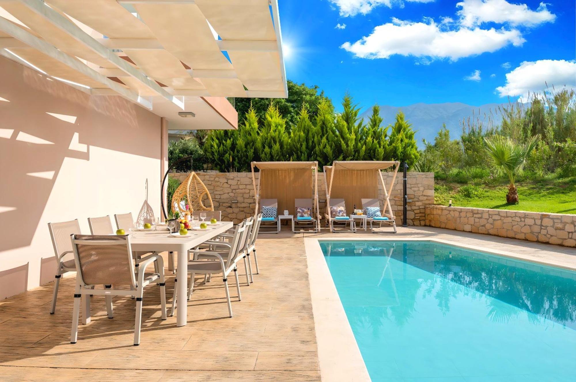 Allas Villa Heated Pool Chania  Exterior foto